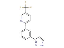 2-[3-(1H-pyrazol-3-yl)phenyl]-5-(trifluoromethyl)pyridine