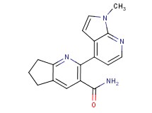 2-(1-methyl-1H-pyrrolo[2,3-b]pyridin-4-yl)-6,7-dihydro-5H-cyclopenta[b]pyridine-3-carboxamide