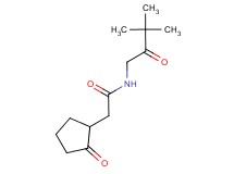 N-(3,3-dimethyl-2-oxobutyl)-2-(2-oxocyclopentyl)acetamide