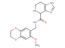 N-[(7-methoxy-2,3-dihydro-1,4-benzodioxin-6-yl)methyl]-4,5,6,7-tetrahydro-1H-imidazo[4,5-c]pyridine-4-carboxamide dihydrochloride