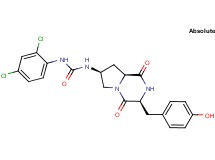 N-(2,4-dichlorophenyl)-N'-[(3S,7S,8aS)-3-(4-hydroxybenzyl)-1,4-dioxooctahydropyrrolo[1,2-a]pyrazin-7-yl]urea