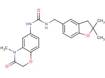 N-[(2,2-dimethyl-2,3-dihydro-1-benzofuran-5-yl)methyl]-N'-(4-methyl-3-oxo-3,4-dihydro-2H-1,4-benzoxazin-6-yl)urea