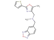 (2,1,3-benzoxadiazol-5-ylmethyl)methyl{[5-methyl-2-(2-thienyl)-1,3-oxazol-4-yl]methyl}amine