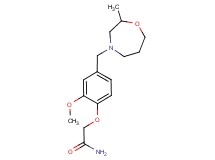 2-{2-methoxy-4-[(2-methyl-1,4-oxazepan-4-yl)methyl]phenoxy}acetamide