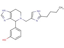 3-{5-[(2-butyl-1H-imidazol-4-yl)methyl]-4,5,6,7-tetrahydro-1H-imidazo[4,5-c]pyridin-4-yl}phenol