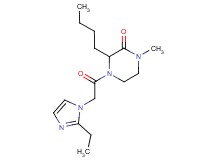 3-butyl-4-[(2-ethyl-1H-imidazol-1-yl)acetyl]-1-methyl-2-piperazinone