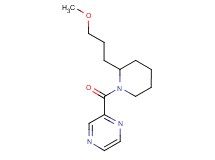 2-{[2-(3-methoxypropyl)-1-piperidinyl]carbonyl}pyrazine
