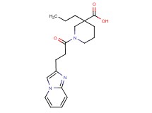 1-(3-imidazo[1,2-a]pyridin-2-ylpropanoyl)-3-propylpiperidine-3-carboxylic acid