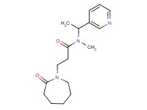 N-methyl-3-(2-oxoazepan-1-yl)-N-(1-pyridin-3-ylethyl)propanamide