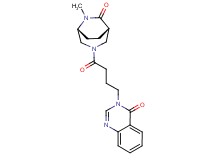 3-{4-[(1S*,5R*)-6-methyl-7-oxo-3,6-diazabicyclo[3.2.2]non-3-yl]-4-oxobutyl}-4(3H)-quinazolinone