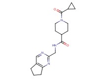 1-(cyclopropylcarbonyl)-N-(6,7-dihydro-5H-cyclopenta[d]pyrimidin-2-ylmethyl)-4-piperidinecarboxamide