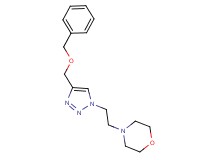 4-(2-{4-[(benzyloxy)methyl]-1H-1,2,3-triazol-1-yl}ethyl)morpholine