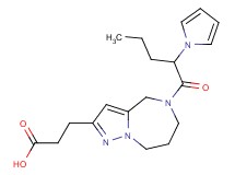 3-{5-[2-(1H-pyrrol-1-yl)pentanoyl]-5,6,7,8-tetrahydro-4H-pyrazolo[1,5-a][1,4]diazepin-2-yl}propanoic acid