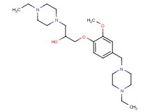 1-(4-ethyl-1-piperazinyl)-3-{4-[(4-ethyl-1-piperazinyl)methyl]-2-methoxyphenoxy}-2-propanol