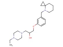 1-[3-(4-azaspiro[2.5]oct-4-ylmethyl)phenoxy]-3-(4-ethylpiperazin-1-yl)propan-2-ol