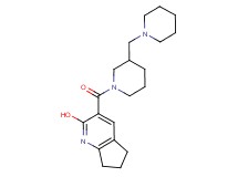 3-{[3-(1-piperidinylmethyl)-1-piperidinyl]carbonyl}-6,7-dihydro-5H-cyclopenta[b]pyridin-2-ol