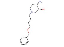 (3R*,4R*)-4-amino-1-[4-(benzyloxy)butyl]piperidin-3-ol