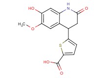 5-(7-hydroxy-6-methoxy-2-oxo-1,2,3,4-tetrahydroquinolin-4-yl)thiophene-2-carboxylic acid