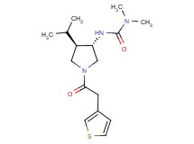 N'-[(3S*,4R*)-4-isopropyl-1-(3-thienylacetyl)-3-pyrrolidinyl]-N,N-dimethylurea