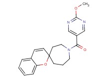 1-[(2-methoxypyrimidin-5-yl)carbonyl]spiro[azepane-4,2'-chromene]