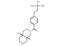 (4aS*,8aS*)-2-[4-(3-hydroxy-3-methylbutyl)benzoyl]octahydro-4a(2H)-isoquinolinol