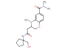 3-(2-{[1-(hydroxymethyl)cyclopentyl]amino}-2-oxoethyl)-N,N,4-trimethyl-3,4-dihydro-2H-1,4-benzoxazine-6-carboxamide