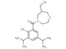 2-{[6-(hydroxymethyl)-1,4-oxazepan-4-yl]carbonyl}-4,6-diisopropylphenol
