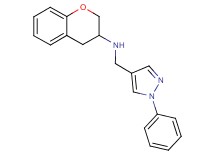 3,4-dihydro-2H-chromen-3-yl[(1-phenyl-1H-pyrazol-4-yl)methyl]amine
