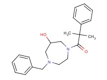 1-benzyl-4-(2-methyl-2-phenylpropanoyl)-1,4-diazepan-6-ol
