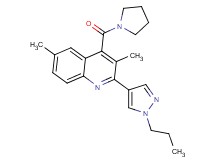 3,6-dimethyl-2-(1-propyl-1H-pyrazol-4-yl)-4-(pyrrolidin-1-ylcarbonyl)quinoline