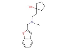 1-{2-[(1-benzofuran-2-ylmethyl)(methyl)amino]ethyl}cyclopentanol