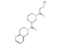6-{[1-(methoxyacetyl)-3-piperidinyl]carbonyl}-5,6,7,8-tetrahydro-1,6-naphthyridine