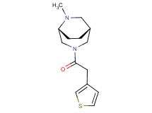 (1R*,5R*)-6-methyl-3-(3-thienylacetyl)-3,6-diazabicyclo[3.2.2]nonane