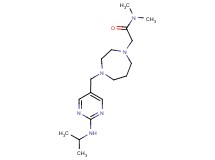 2-(4-{[2-(isopropylamino)pyrimidin-5-yl]methyl}-1,4-diazepan-1-yl)-N,N-dimethylacetamide