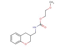 2-methoxyethyl (3,4-dihydro-2H-chromen-3-ylmethyl)carbamate