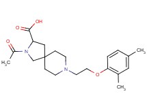 2-acetyl-8-[2-(2,4-dimethylphenoxy)ethyl]-2,8-diazaspiro[4.5]decane-3-carboxylic acid