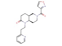 (4aS*,8aR*)-6-(isoxazol-3-ylcarbonyl)-1-(2-pyridin-2-ylethyl)octahydro-1,6-naphthyridin-2(1H)-one