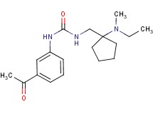 N-(3-acetylphenyl)-N'-({1-[ethyl(methyl)amino]cyclopentyl}methyl)urea