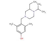 4-[(3-ethyl-4-isopropyl-1-piperazinyl)methyl]-3,5-dimethylphenol