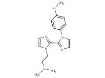 2-[1'-(4-methoxyphenyl)-1H,1'H-2,2'-biimidazol-1-yl]-N,N-dimethylethanamine