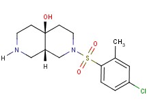 (4aS*,8aS*)-2-[(4-chloro-2-methylphenyl)sulfonyl]octahydro-2,7-naphthyridin-4a(2H)-ol