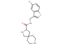 N-[(5-chloro-1-benzothien-3-yl)methyl]-2,8-diazaspiro[4.5]decane-3-carboxamide dihydrochloride