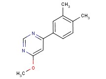 4-(3,4-dimethylphenyl)-6-methoxypyrimidine