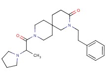 2-(2-phenylethyl)-9-(2-pyrrolidin-1-ylpropanoyl)-2,9-diazaspiro[5.5]undecan-3-one