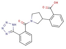 2-{1-[2-(1H-tetrazol-5-yl)benzoyl]-3-pyrrolidinyl}benzoic acid