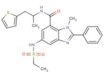 5-[(ethylsulfonyl)amino]-1-methyl-N-[1-methyl-2-(2-thienyl)ethyl]-2-phenyl-1H-benzimidazole-7-carboxamide