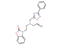3-(2-{allyl[(3-phenyl-1,2,4-oxadiazol-5-yl)methyl]amino}ethyl)-1,3-benzoxazol-2(3H)-one