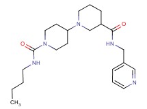 N~1~'-butyl-N~3~-(3-pyridinylmethyl)-1,4'-bipiperidine-1',3-dicarboxamide