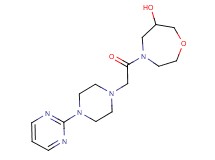 4-[(4-pyrimidin-2-ylpiperazin-1-yl)acetyl]-1,4-oxazepan-6-ol