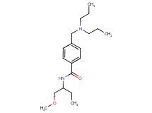 4-[(dipropylamino)methyl]-N-[1-(methoxymethyl)propyl]benzamide